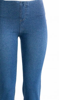 Elliott Lauren Women's Knit Jean in denim - women's jeans - detail view
