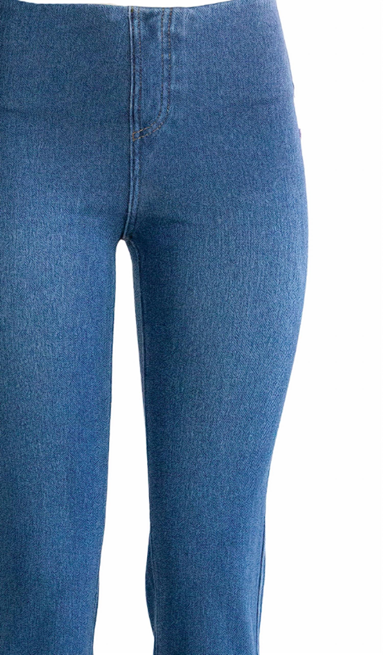 Elliott Lauren Women's Knit Jean in denim - women's jeans - detail view