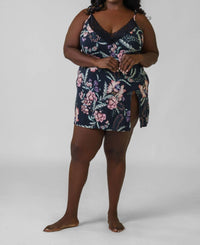 Kilo Brava - Satin & Lace Mini Slip
