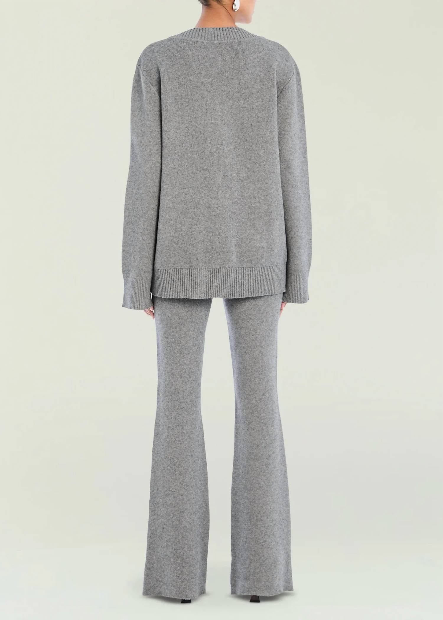 SER.O.YA Denise Cardigan in medium grey - women's cardigan - view 4