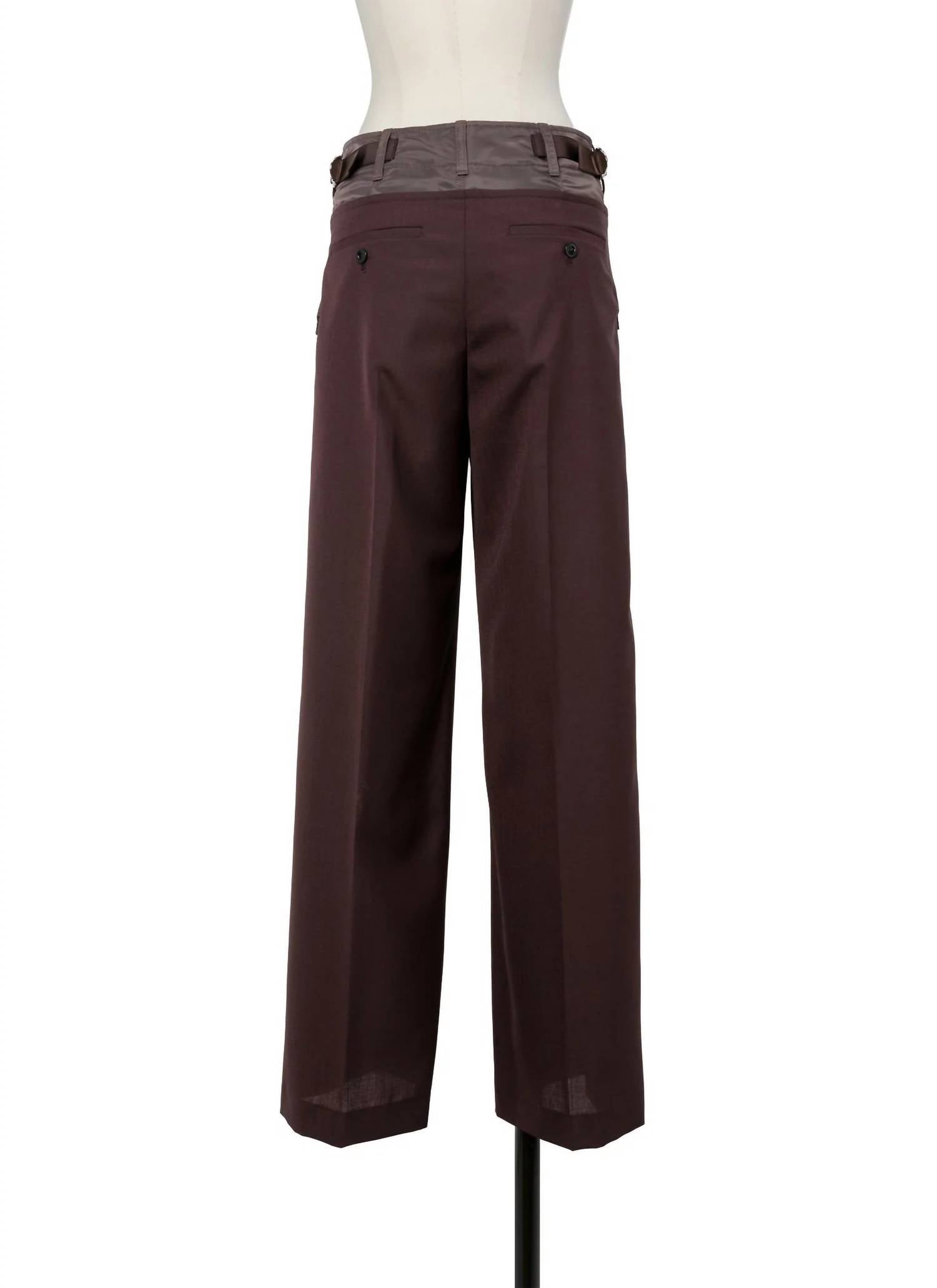 Sacai - Suiting Mix Pants