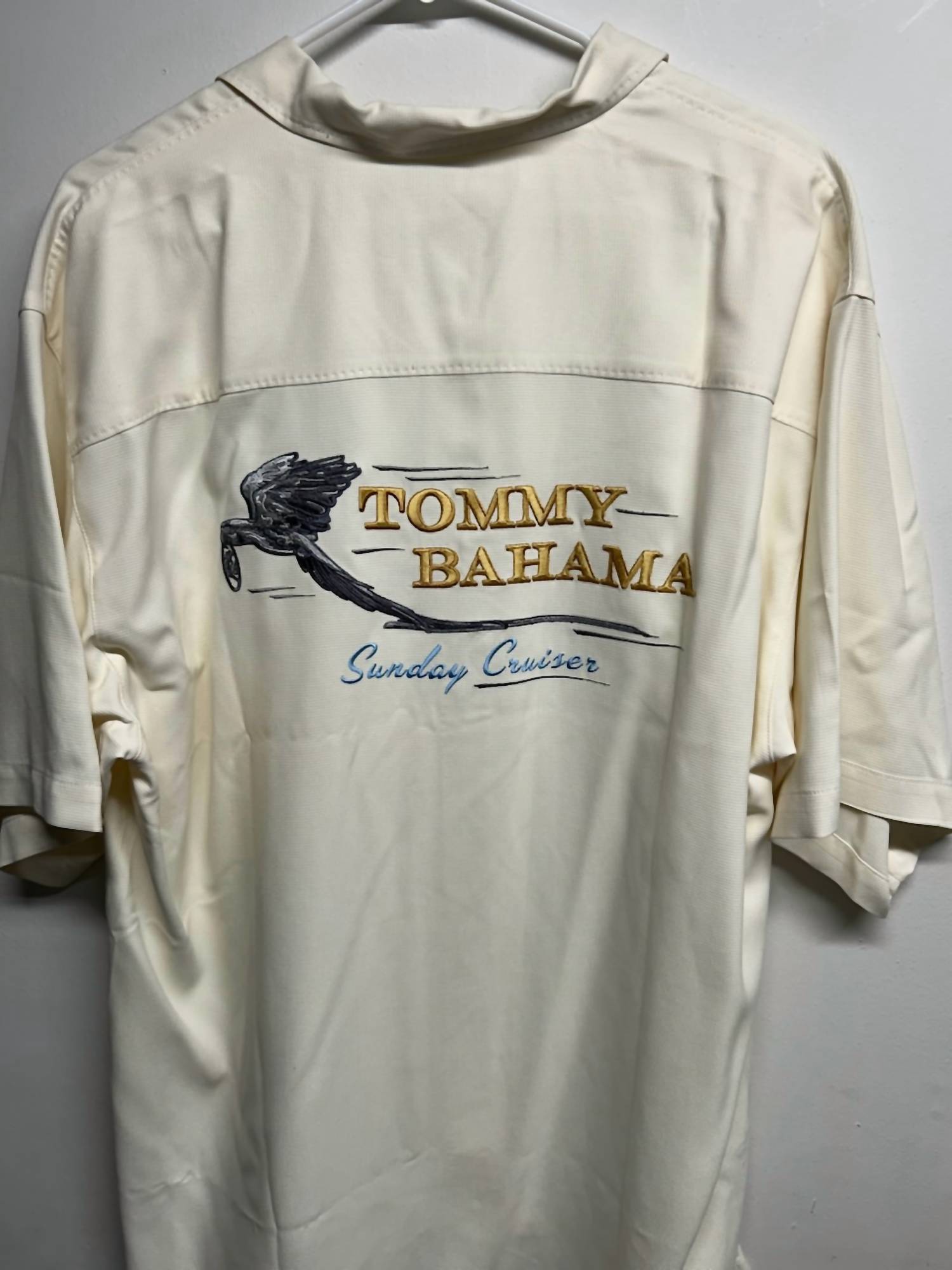 Tommy Bahama - Men's Pelican Cigar Embroidered Sunday Cruiser Hawaiian Shirt