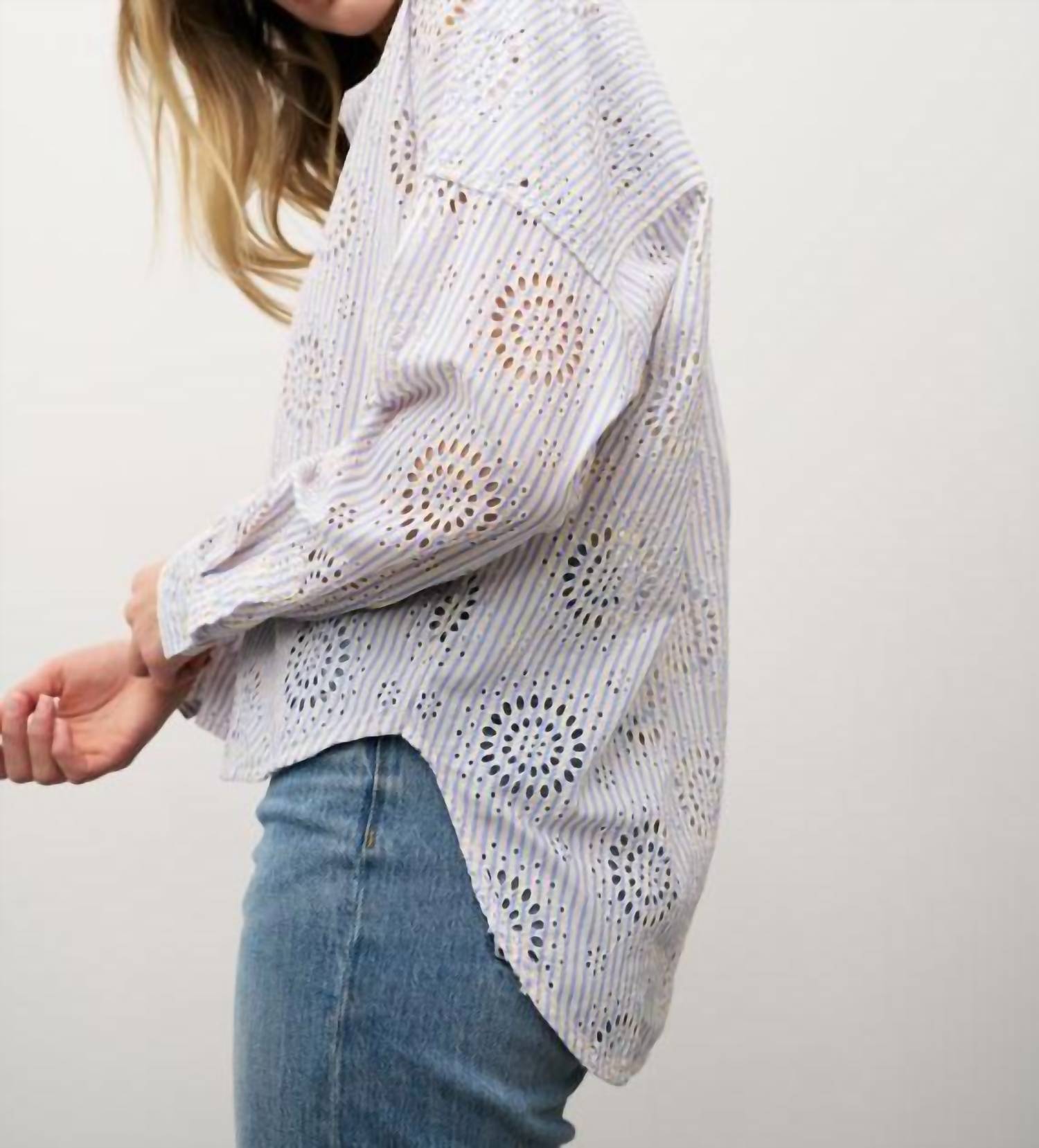 0039 Italy - Lucy Striped Blouse