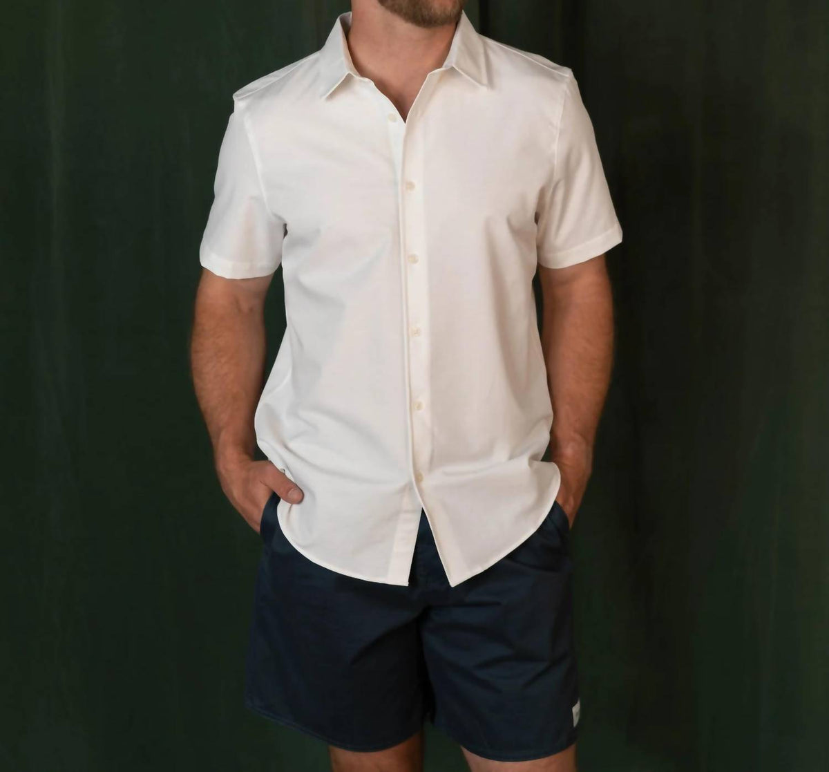 Rhone - Men's Brezza Linen Blend Short Sleeve Shirt