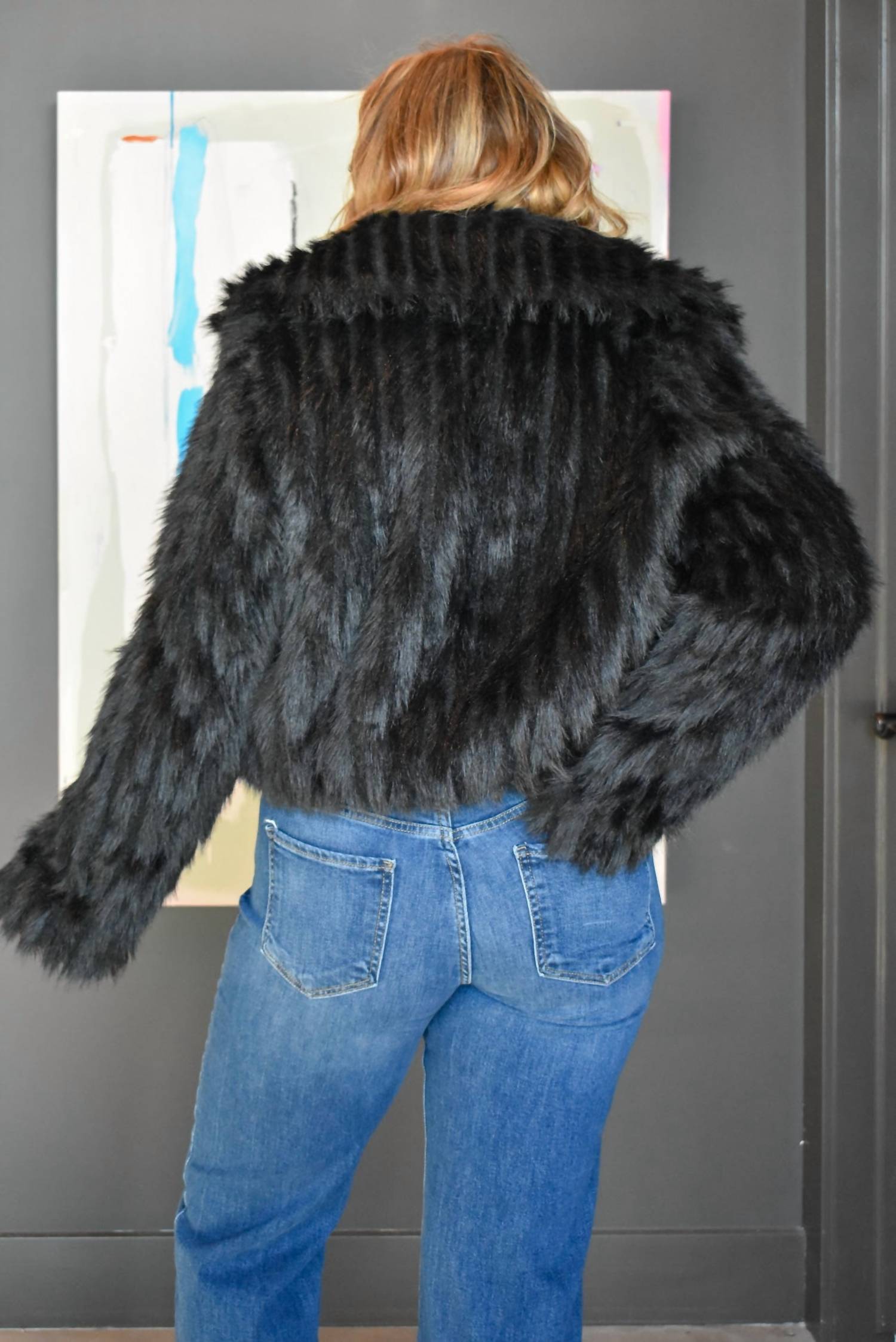 Show Me Your Mumu - Women's Salt Lake City Cropped Fur Jacket