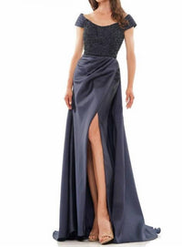 Colors Dress - Beaded Bodice Gown