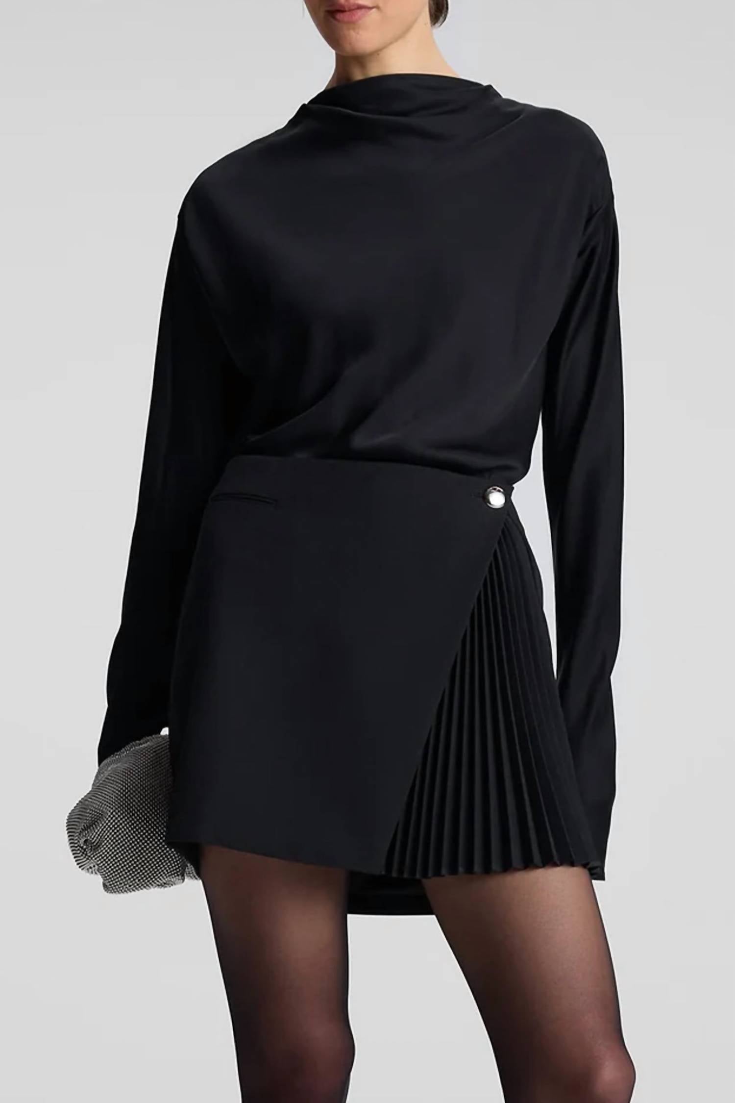 A.L.C. - Callen Pleated Mini Skirt