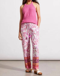 Tribal - Preslie Printed Floral Border Pants
