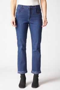 Habitat - Slim Ankle Embroidered Stretch Jeans