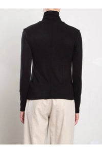 Pharaoh Shiloh Turtleneck Top in black - women's long sleeve top - view 4