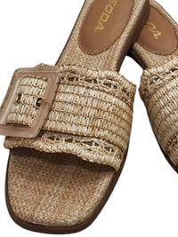 Soda - Women's Woven Slip On Sandal