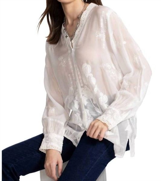 Johnny Was - DE VRIES TUNIC ORCHID PARTY