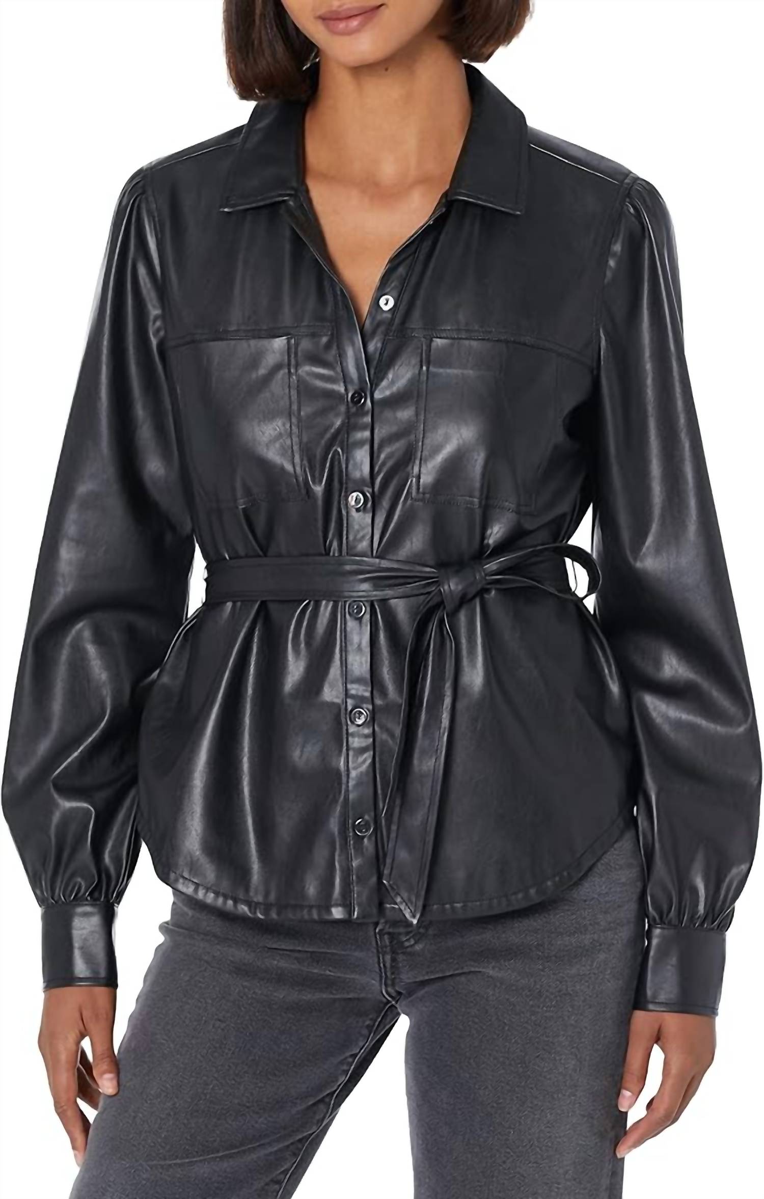 Paige - Belize Button Front Shacket