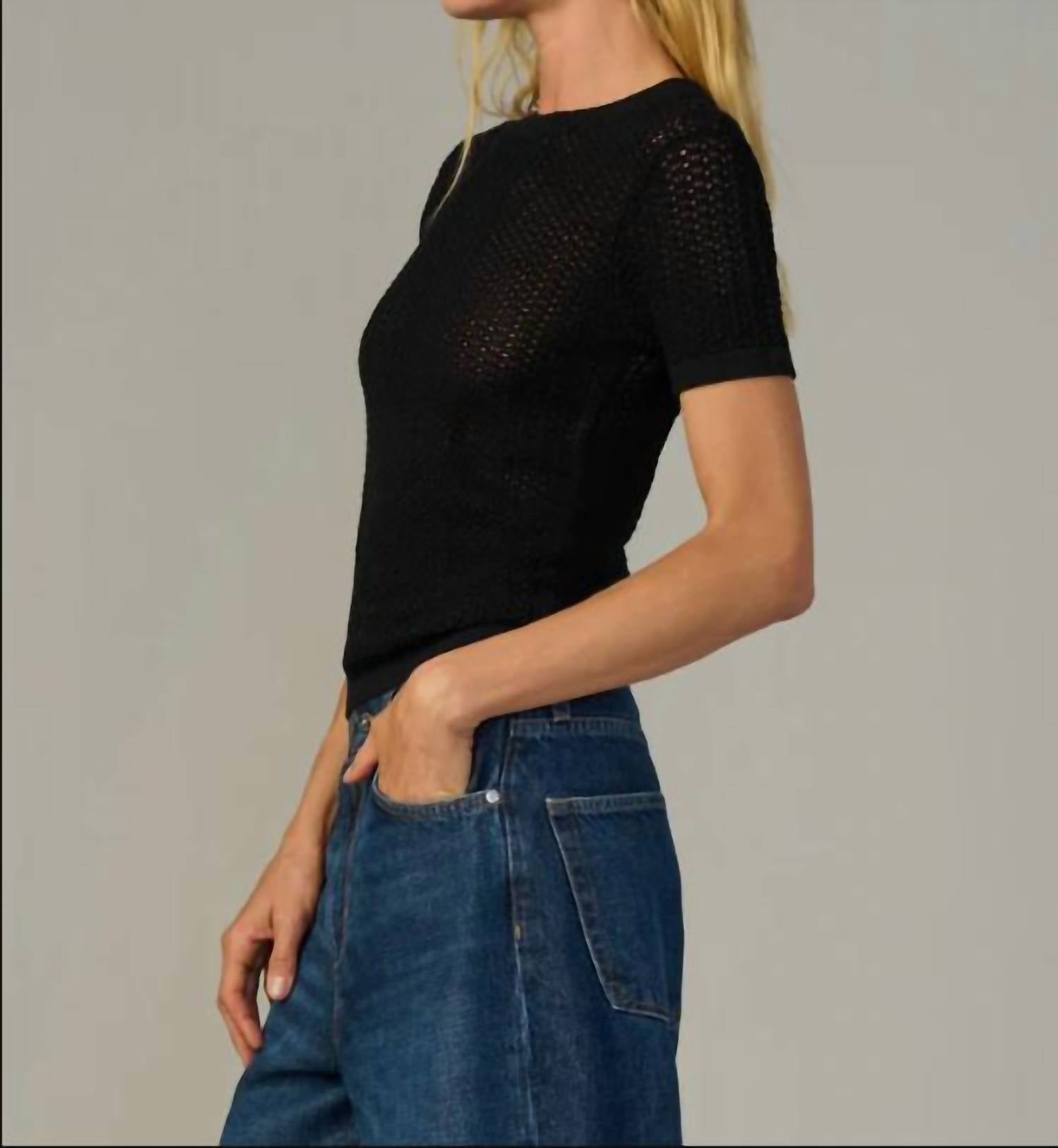 Joe'S Jeans - Crochet Baby Tee