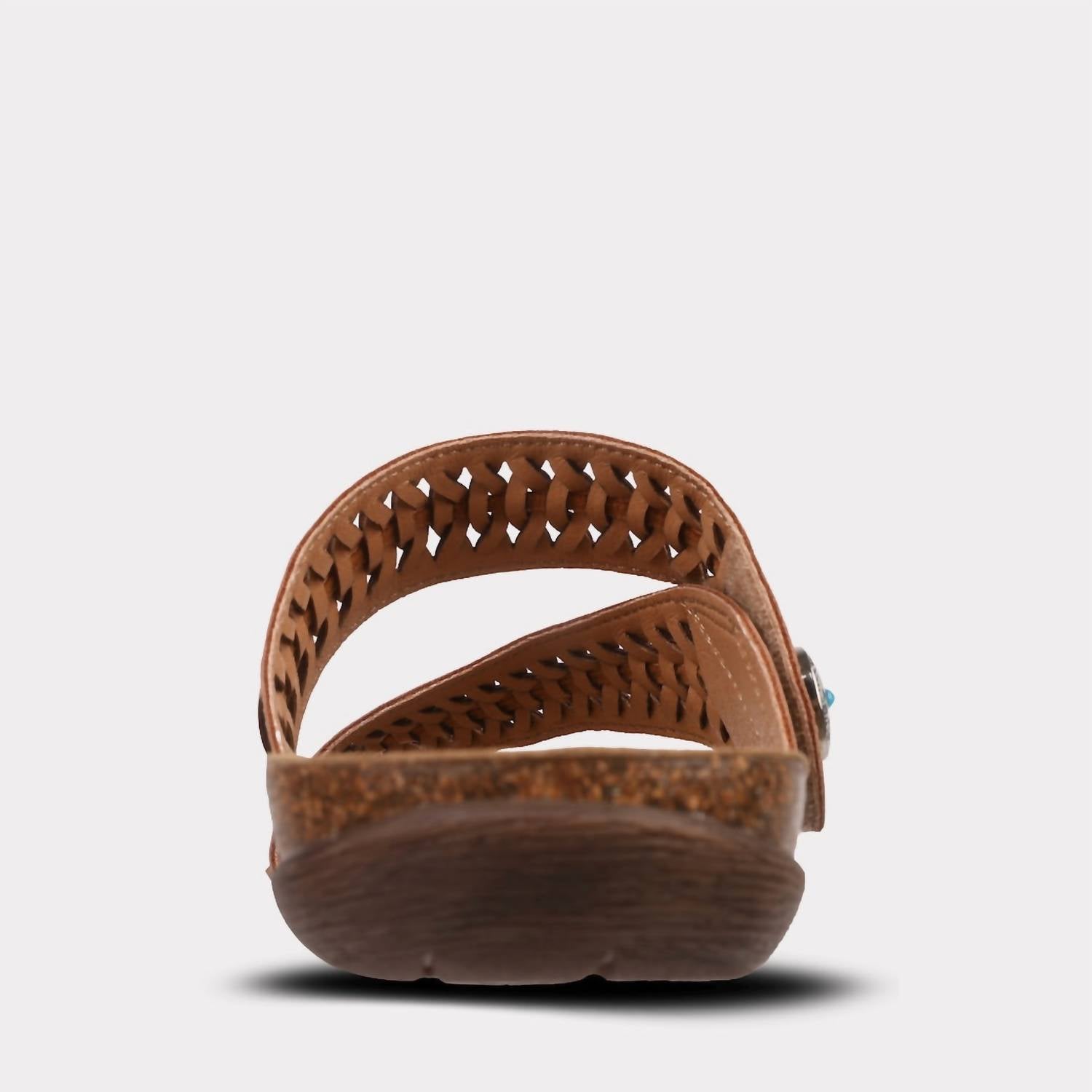 Mykos Women's Scarlett Toe Ring Sandal in brown - women's sandal - view 6