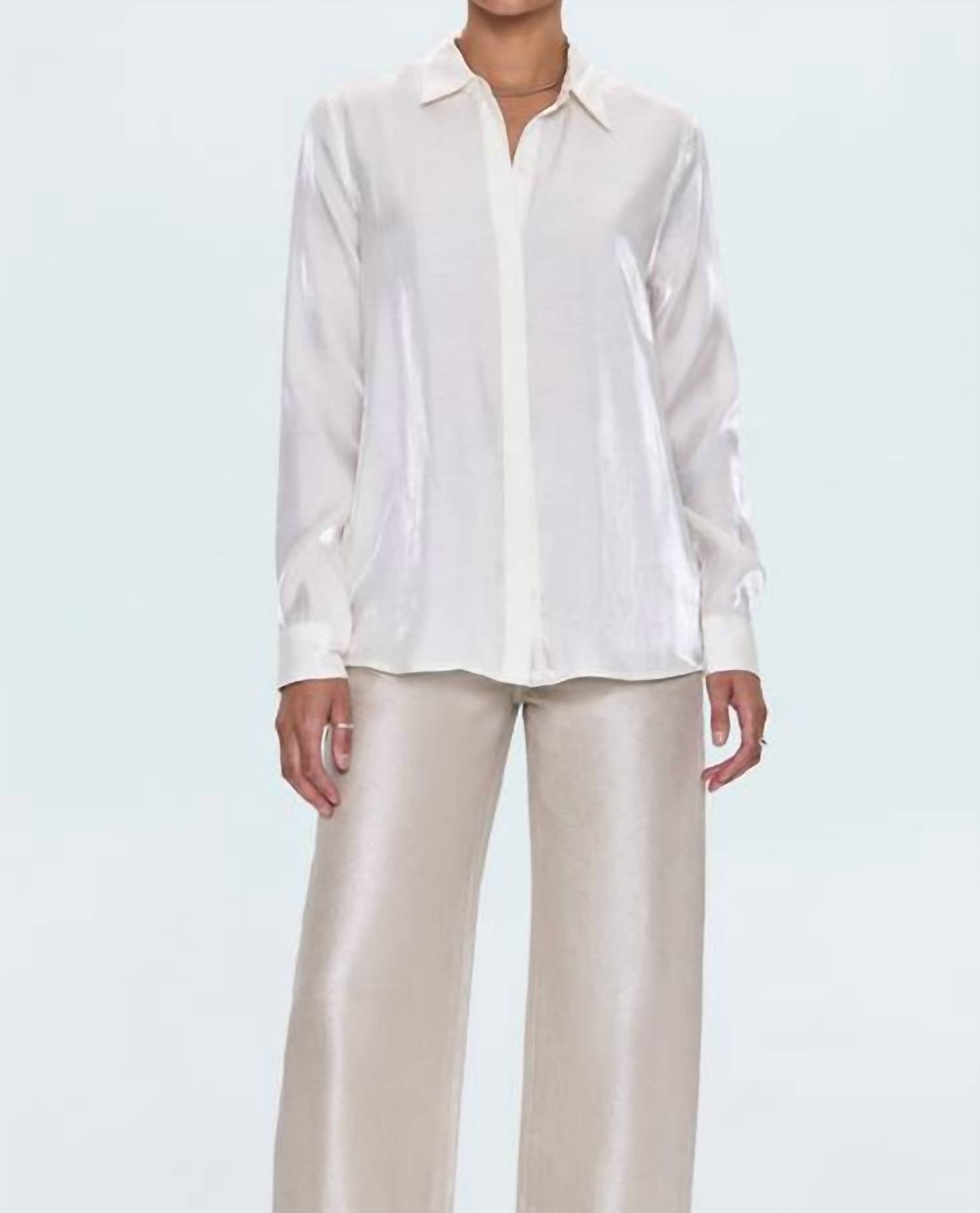 Pistola - Tilda Shimmer Button Down Shirt