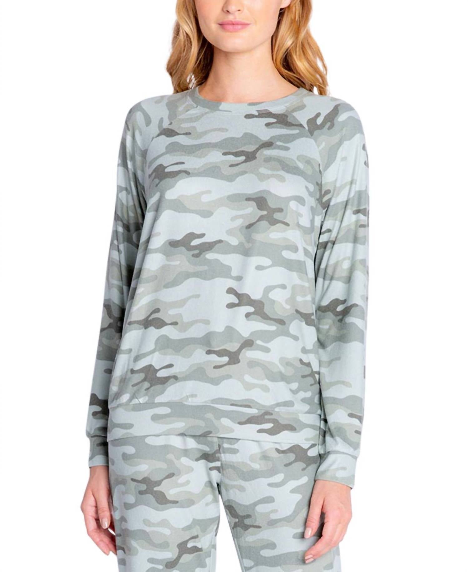 Insomniax - Printed Long Sleeve Pajama Top