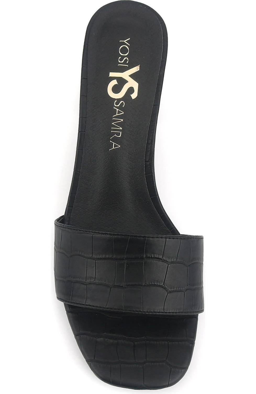 Yosi Samra - Women's Danielle Crocodile Heeled Slide