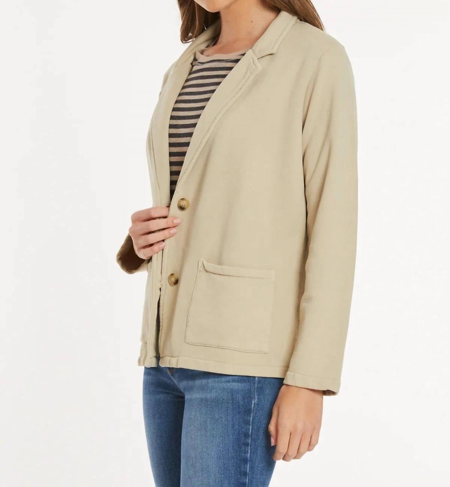 Mododoc - Long Sleeve French Terry Blazer