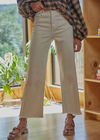 By Together - Brayden Wide Leg Crop Jeans