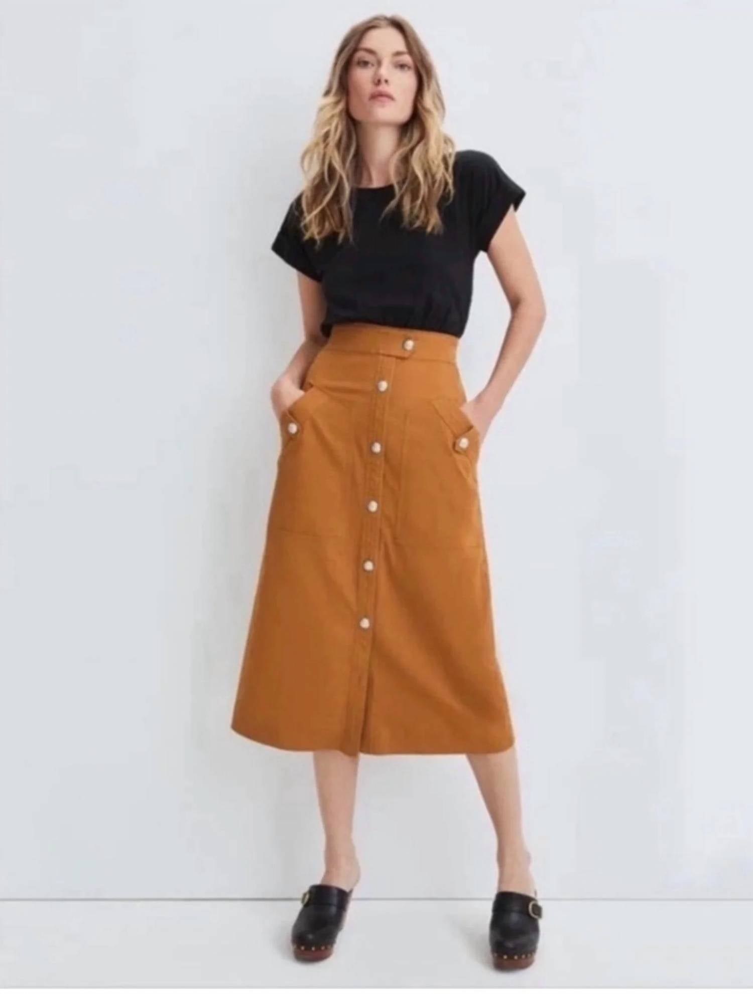 Veronica Beard - Larsen Mixed Media Midi Dress