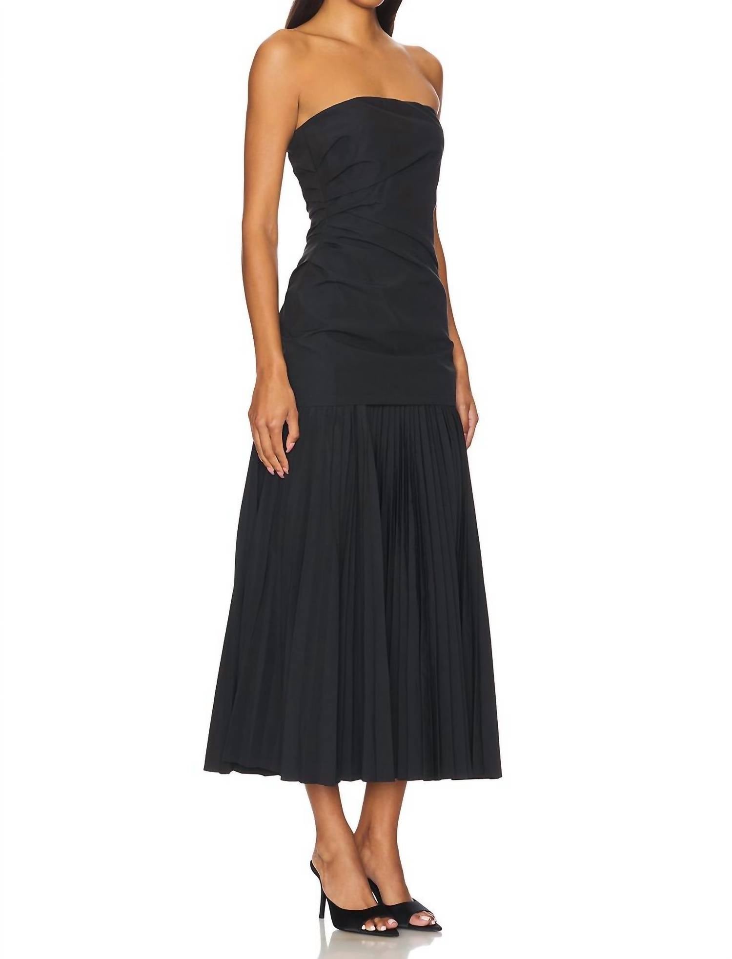 A.L.C. - Austin Strapless Pleated Dress