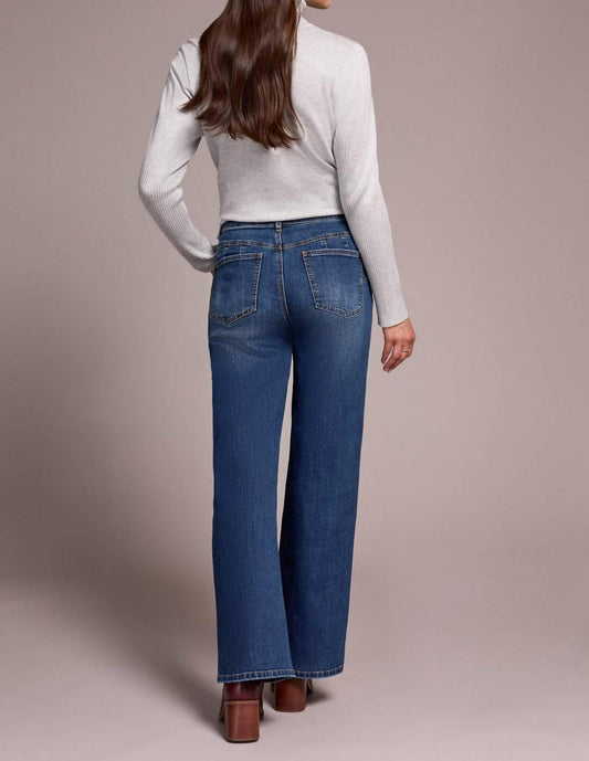 Tribal - Sophia Curvy Hugging Wide Leg Jeans