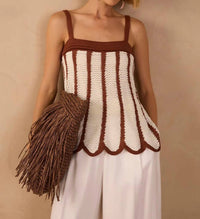 Dress To - Bicolor Knitted Top