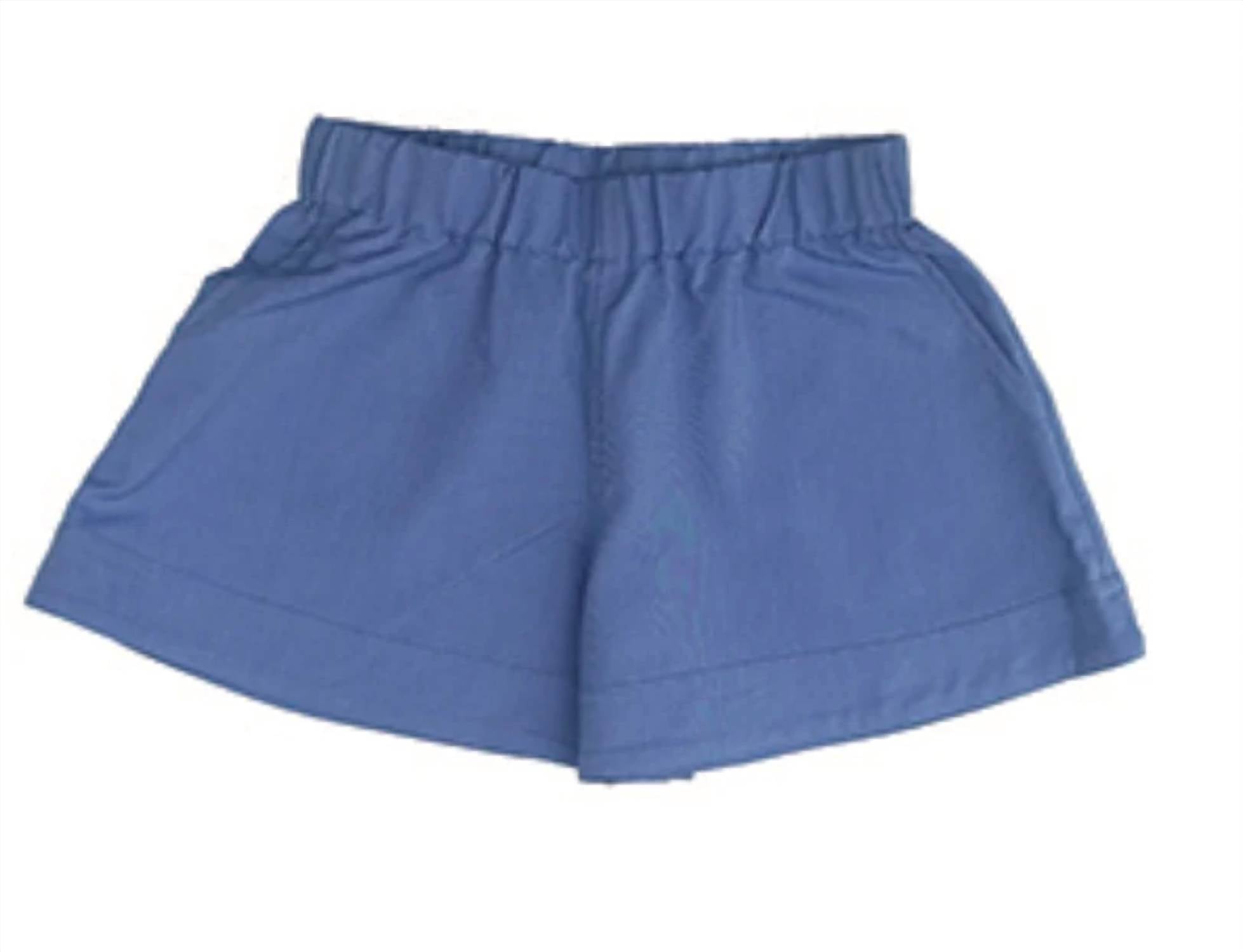 Little Olin - Girl's Chambray Shorts