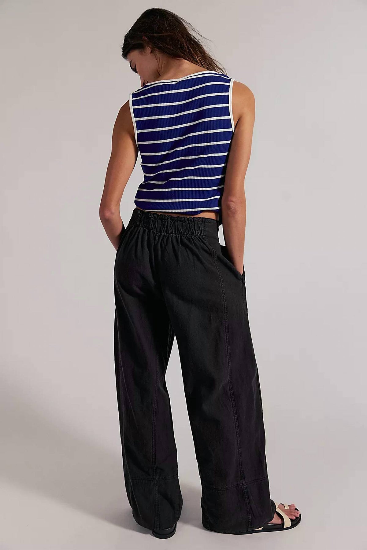 Free People - Days End Linen Pull On Pants
