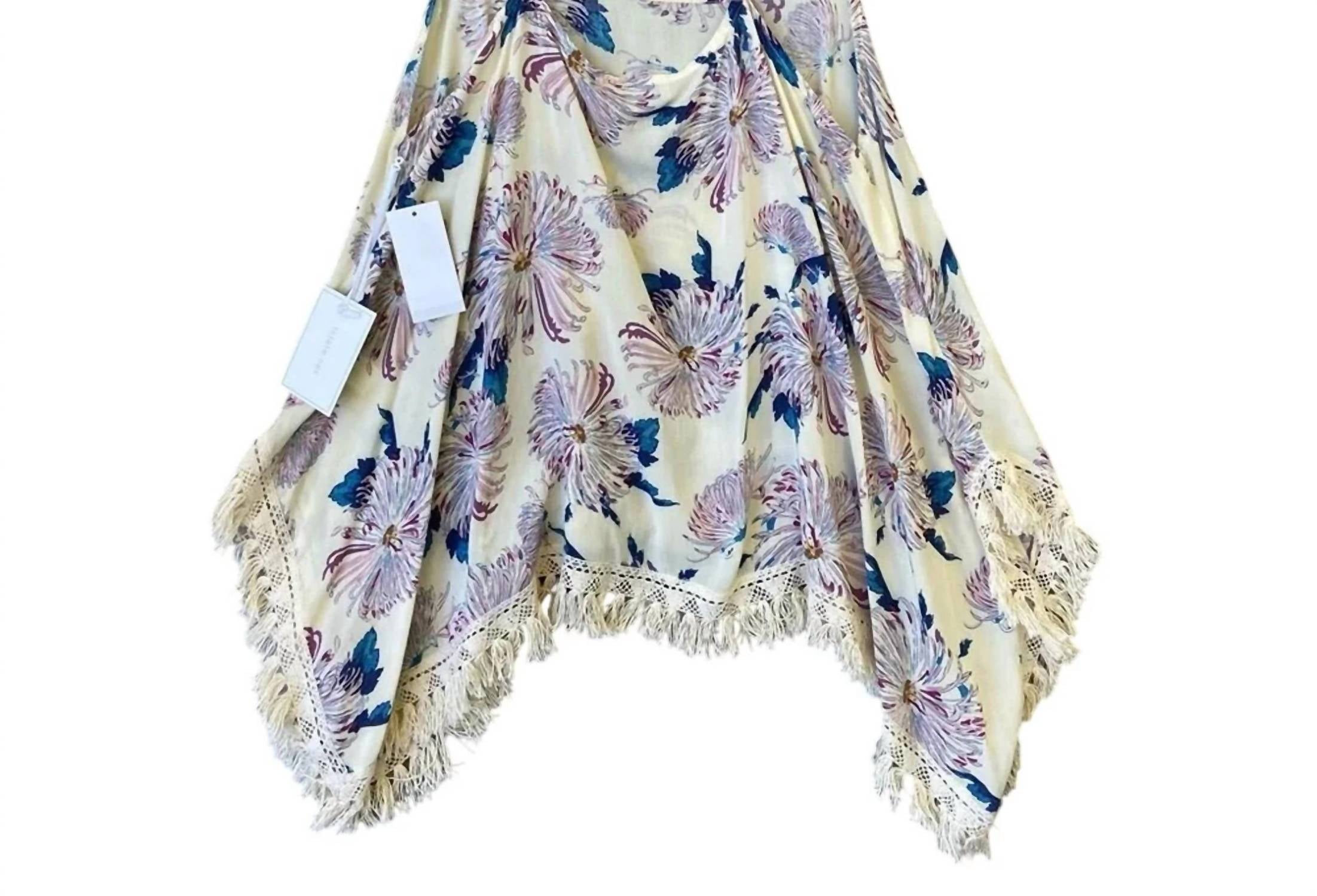 1.State - Women's Spice Market Strappy Lacy Floral Top