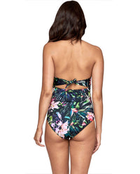 Jets - D/DD Twist Front Halter One Piece Swimsuit