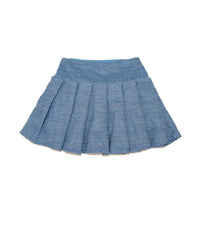 Flowers By Zoe - Girls Giovanna Tweed Pleated Skirt