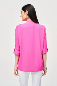 Joseph Ribkoff - Women's Short Sleeves V-Neck Top