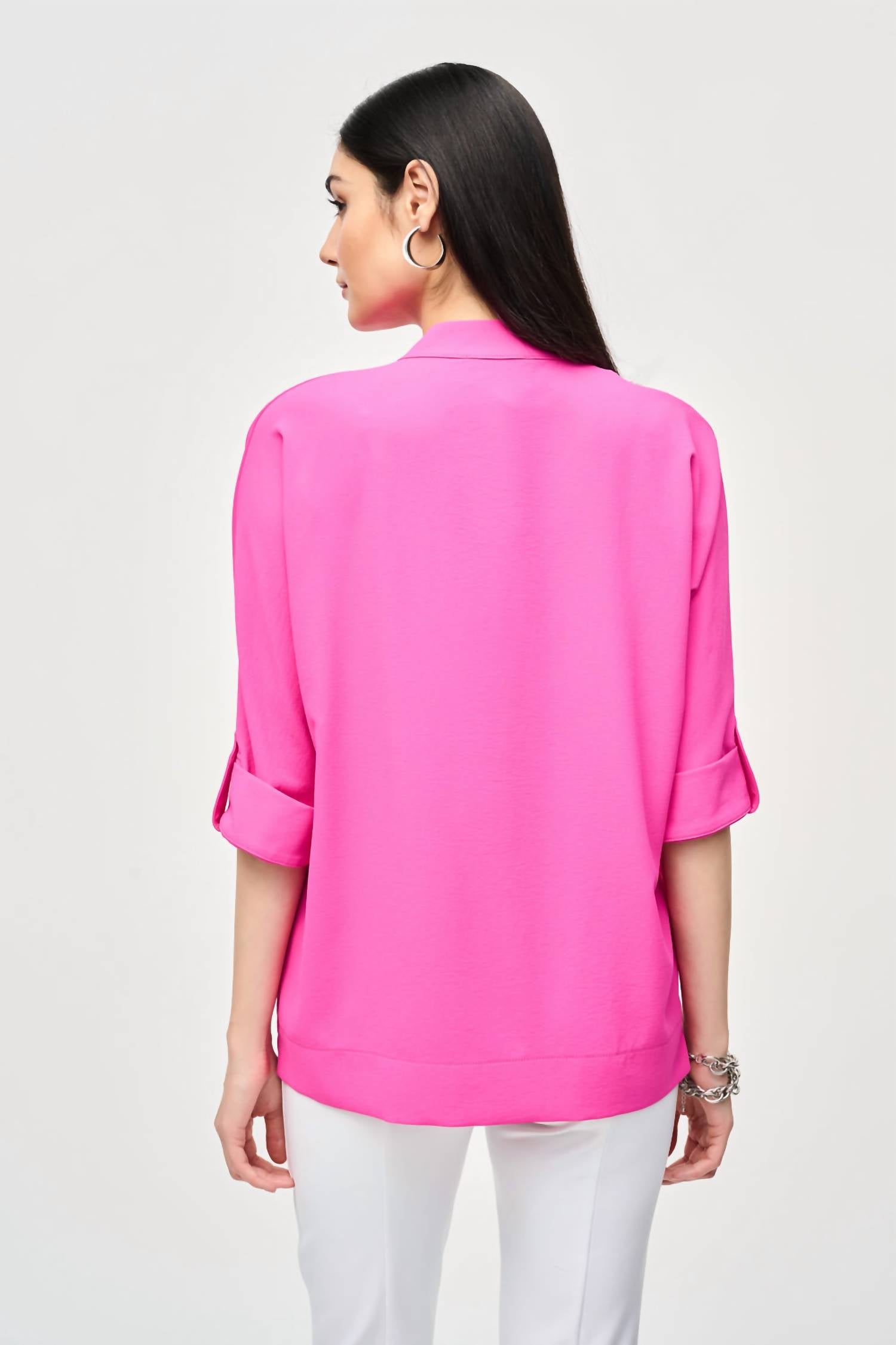 Joseph Ribkoff - Women's Short Sleeves V-Neck Top