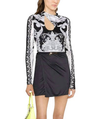 Versace - Baroque Tear Drop Crop Top