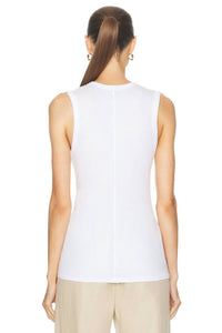 Enza Costa - Supima Cotton Essential Sleeveless U-neck Tank Top