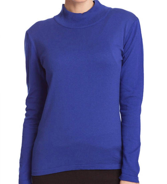 Long Sleeve Mock Neck Pullover