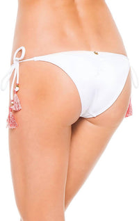 Women Spring Raja Adjustable Tie Side Strap Hipster Bikini Bottom Swimsuit