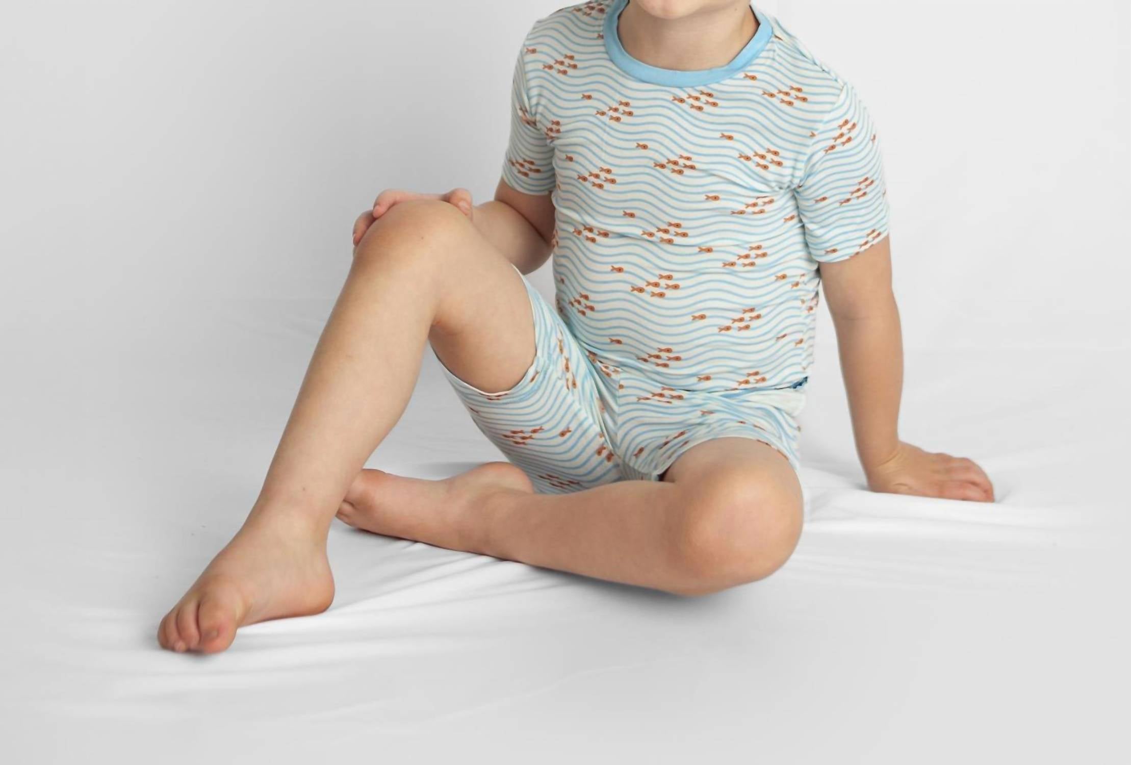 Kickee - Kids' Short Sleeve Pajama Set With Shorts