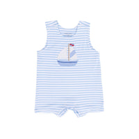 Angel Dear - Bubbly Sailboat Stripe Jonjon