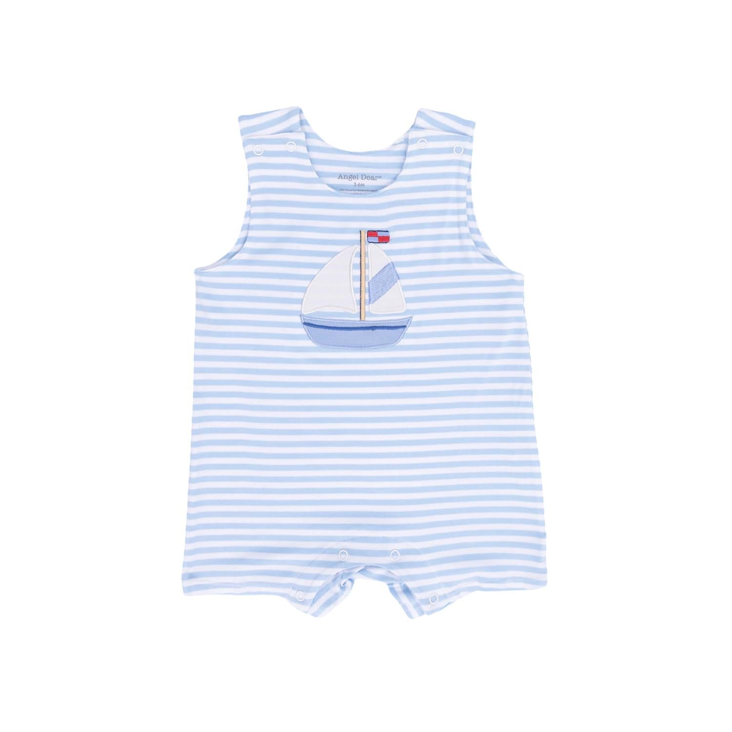 Angel Dear - Bubbly Sailboat Stripe Jonjon