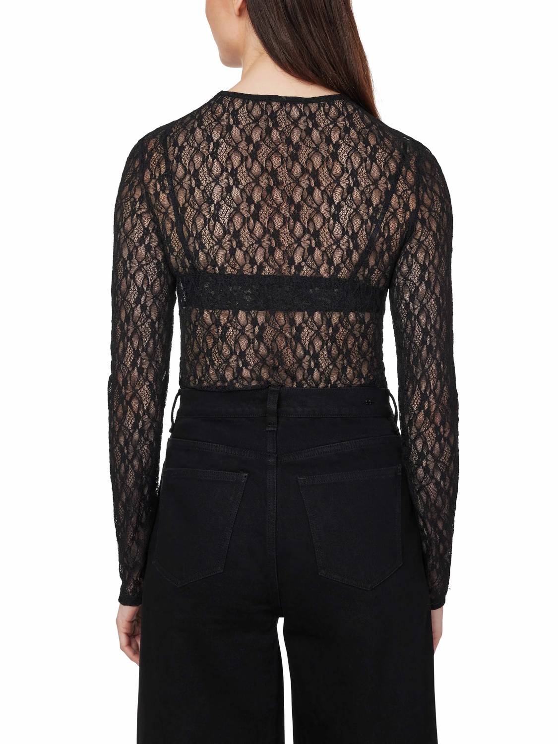Habitual - Lace Long Sleeve Top