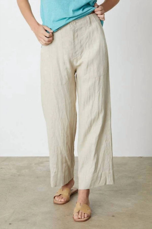 Velvet By Graham & Spencer - Dru Heavy Linen Pant