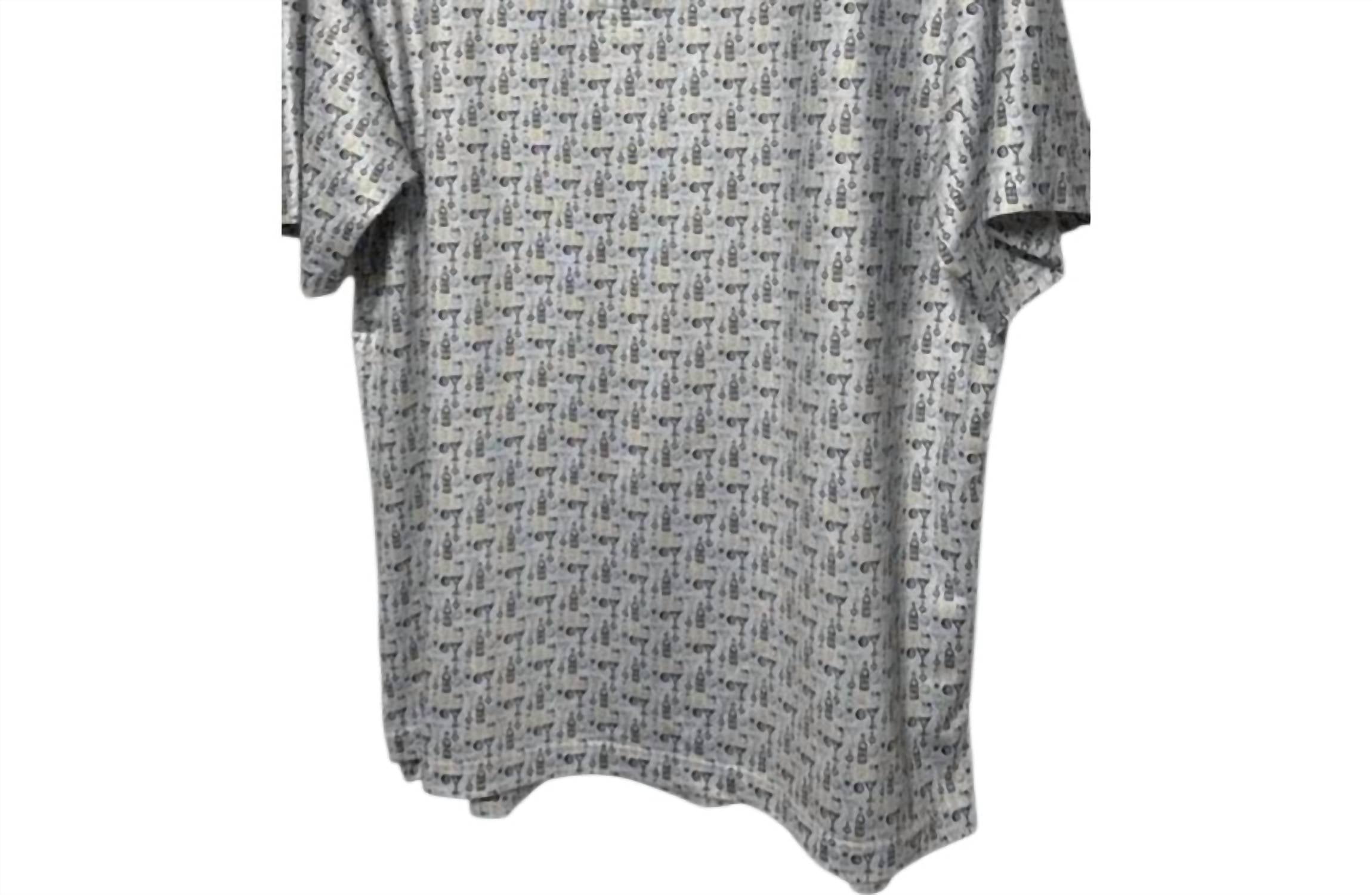 F/X Fusion Men's Cocktail Time Print Polo in multicolor - men's shirt