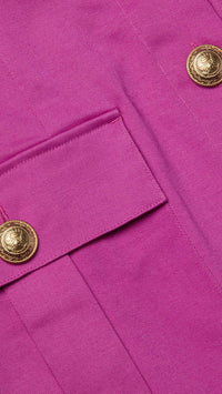 L'Agence - Midy Button Front Dress