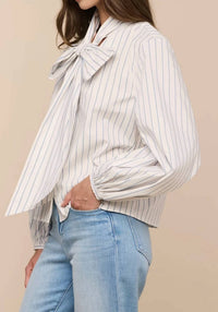 L'Agence - Deon Tie Neck Blouse