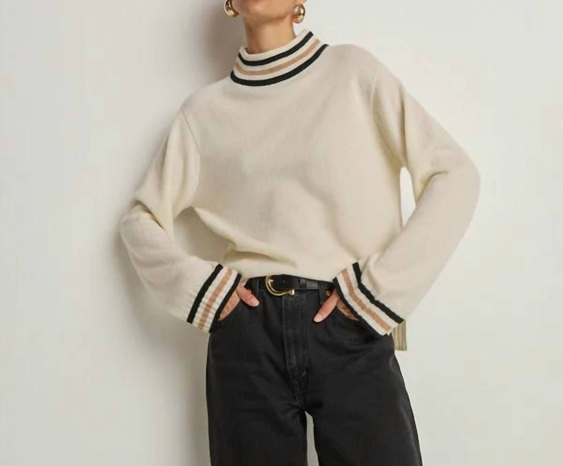 Nation Ltd - Tommie Mock Neck Sweater