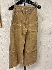 Skies Are Blue - Twill Wide Leg Pant