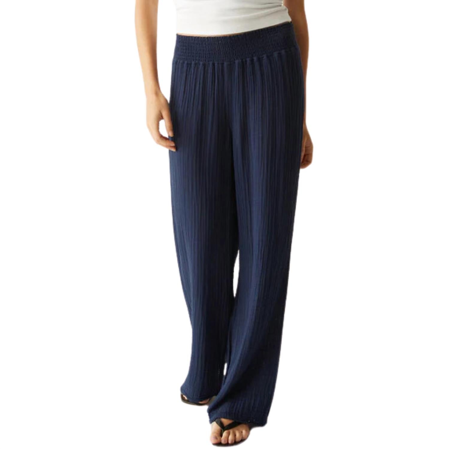 Michael Stars Women's Susie Gauze Pant in nocturnal - women's pants